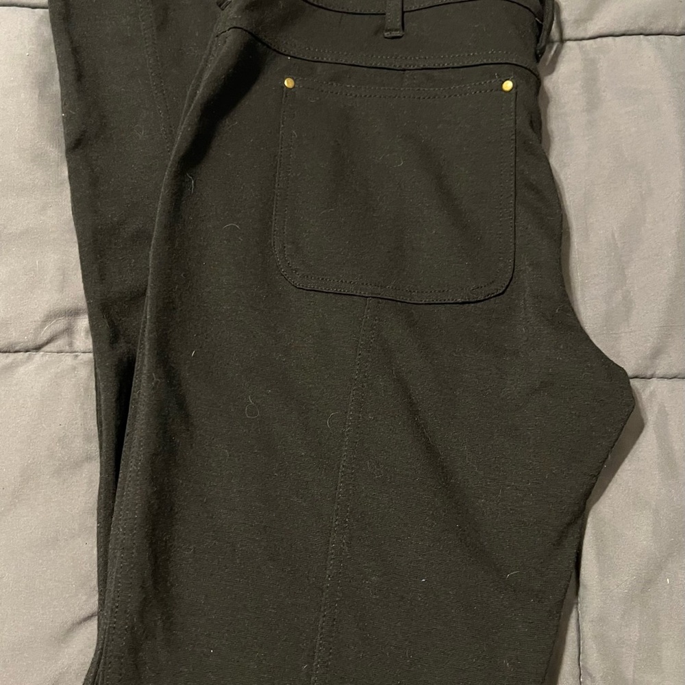Free People Black moto jeggings Utility Style women’s size 31 - Picture 4 of 4